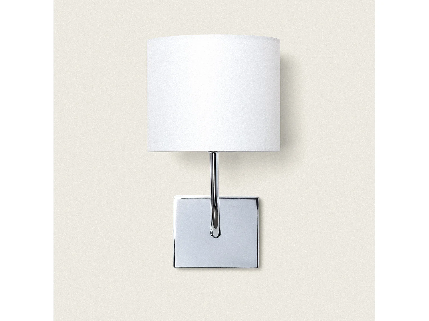 Lampe Murale Métal Silver-Wollen Blanc