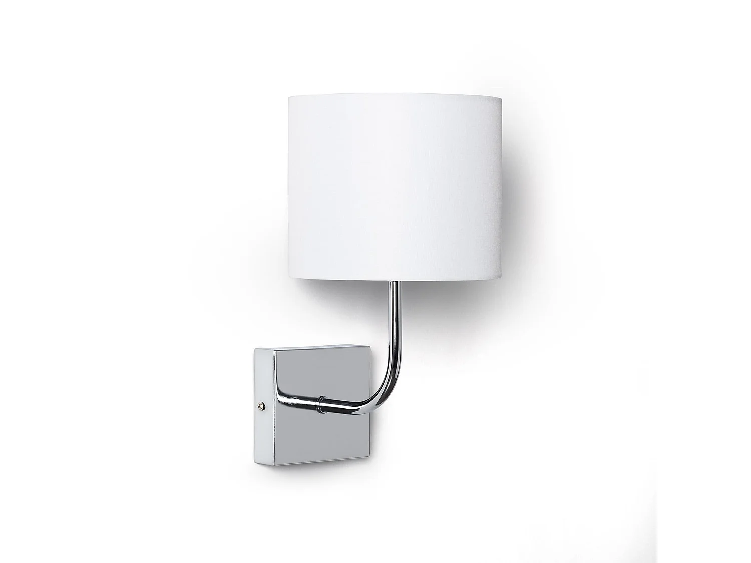 Lampe Murale Métal Silver-Wollen Blanc
