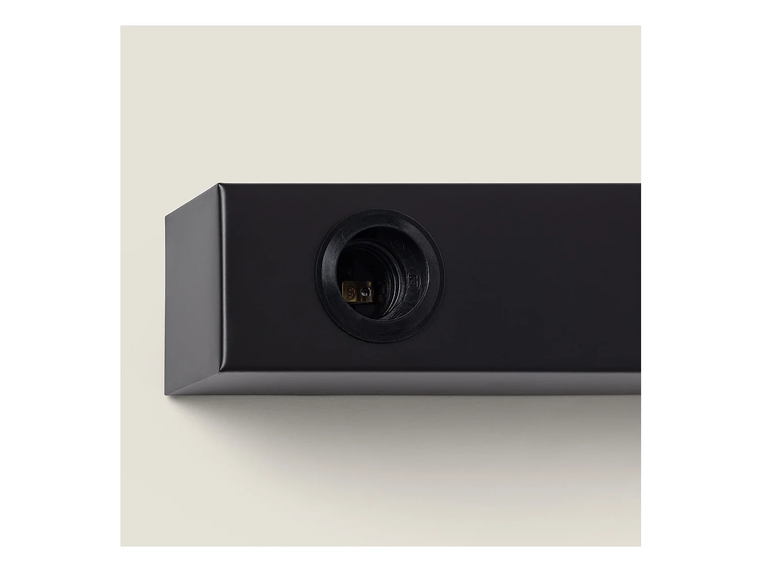 Lampe Murale Salle de Bain Métal 2 Spots Aizkra Noir