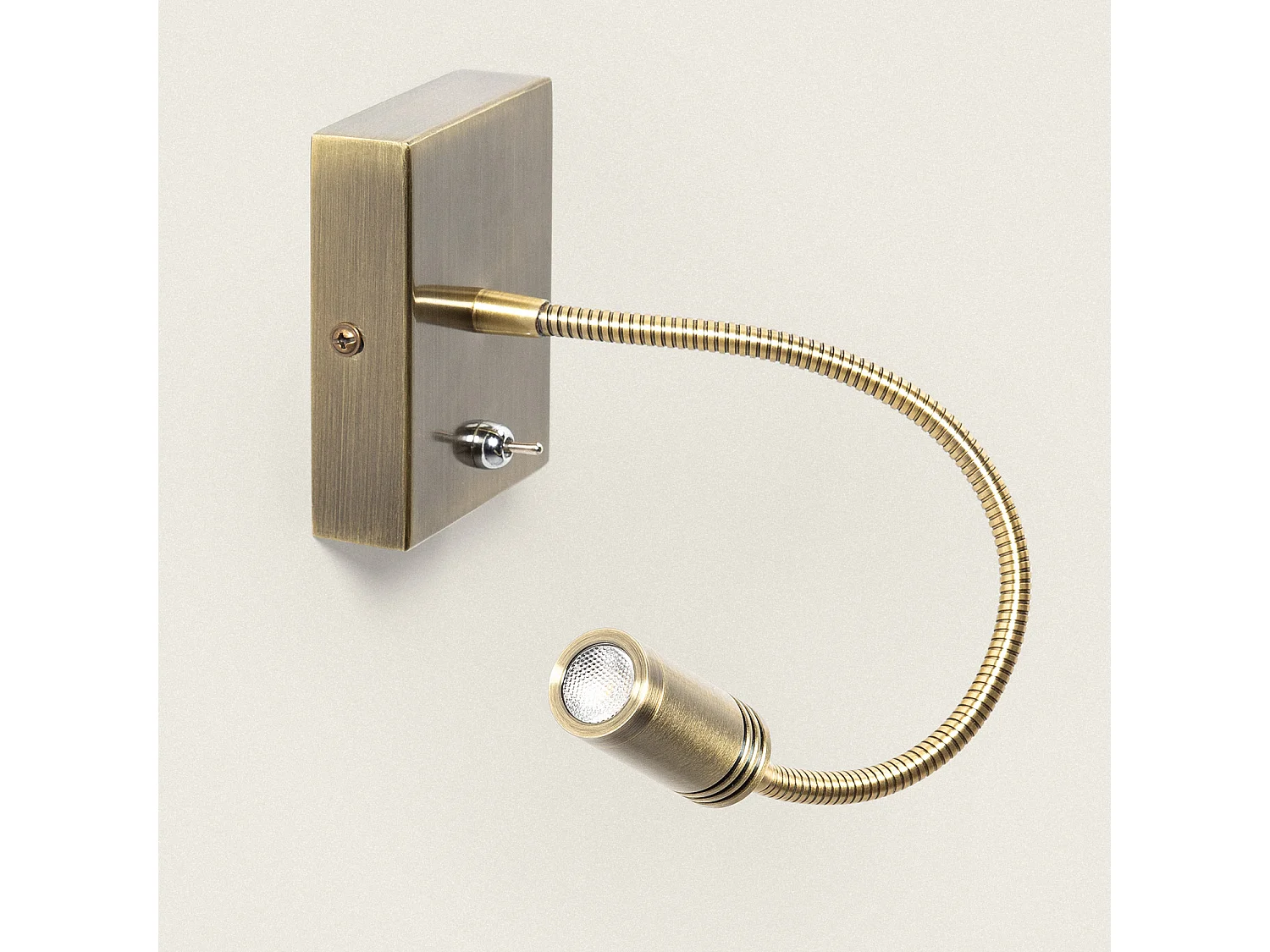 Lampe Murale Métal avec Port USB Apsley Doré