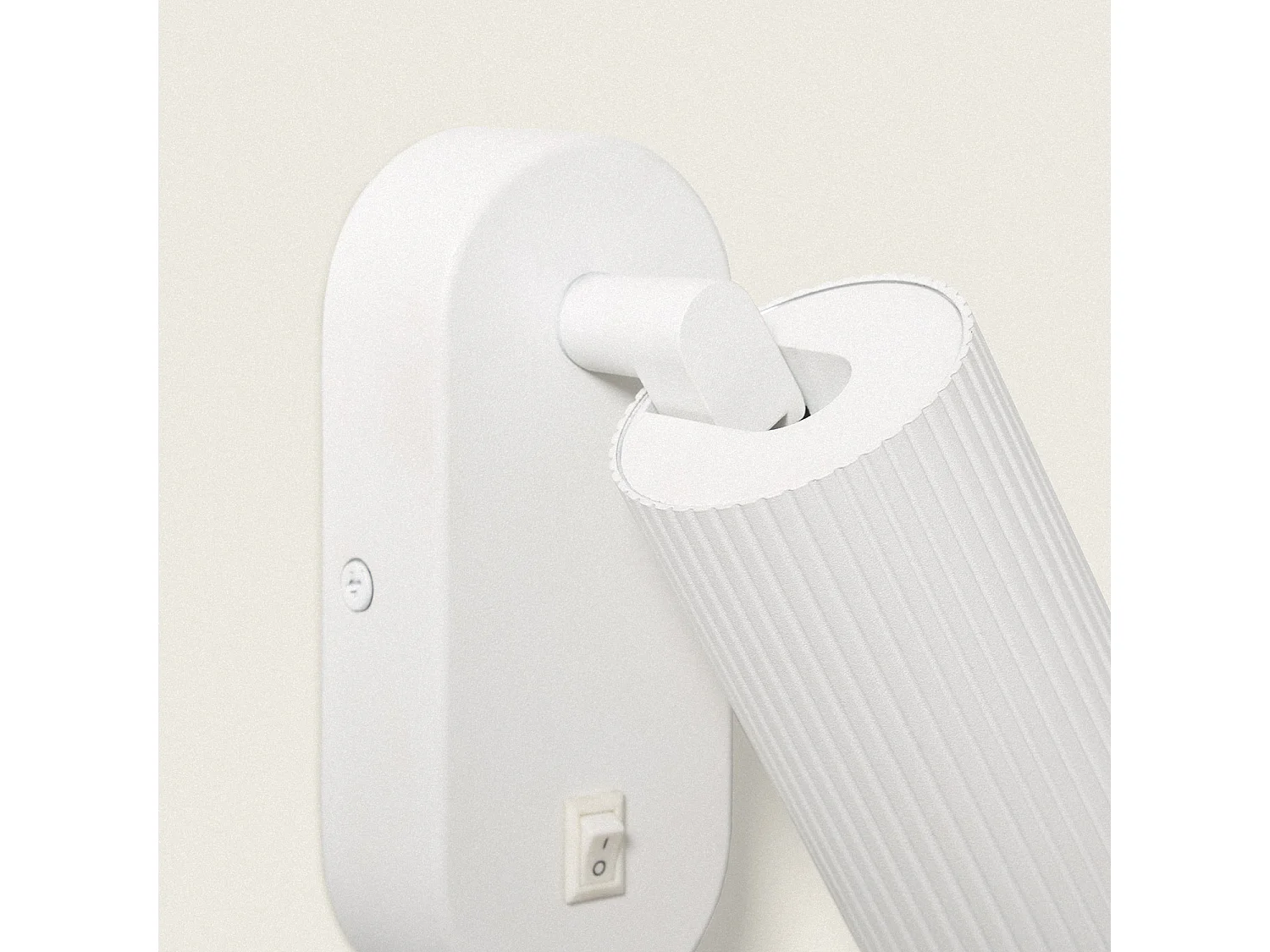 Applique Murale Aluminium Aritz 1 Spot Blanc