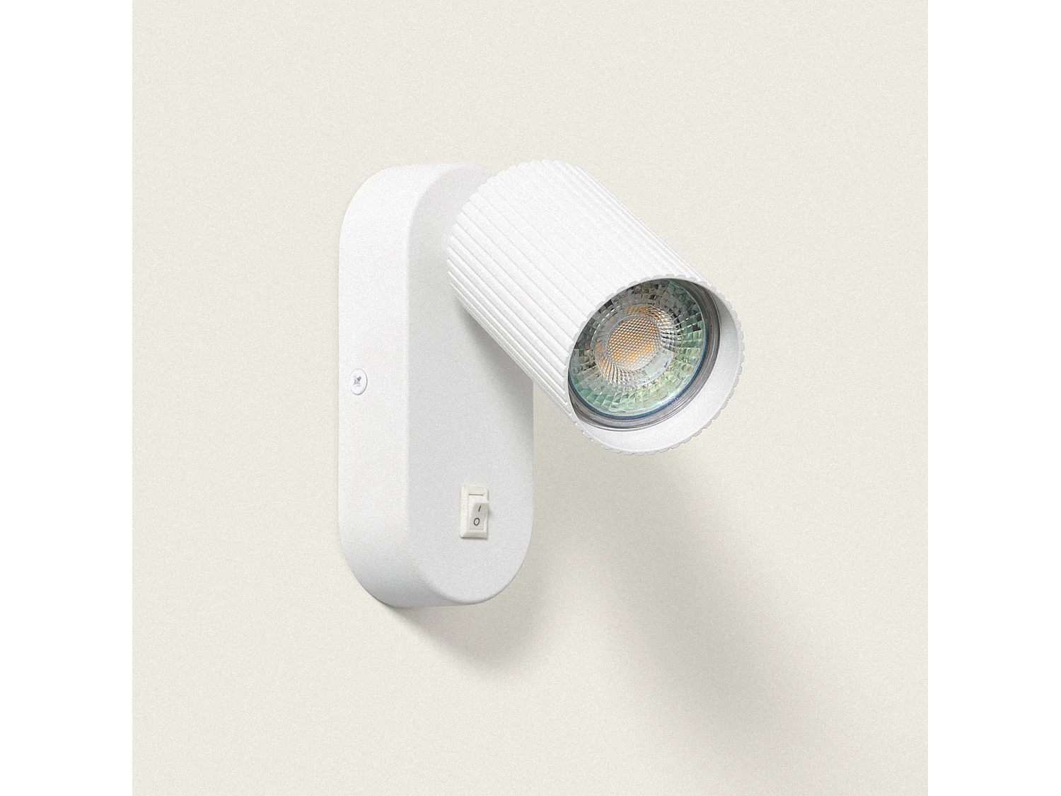 Aplique de Pared Aluminio Aritz 1 Foco Blanco