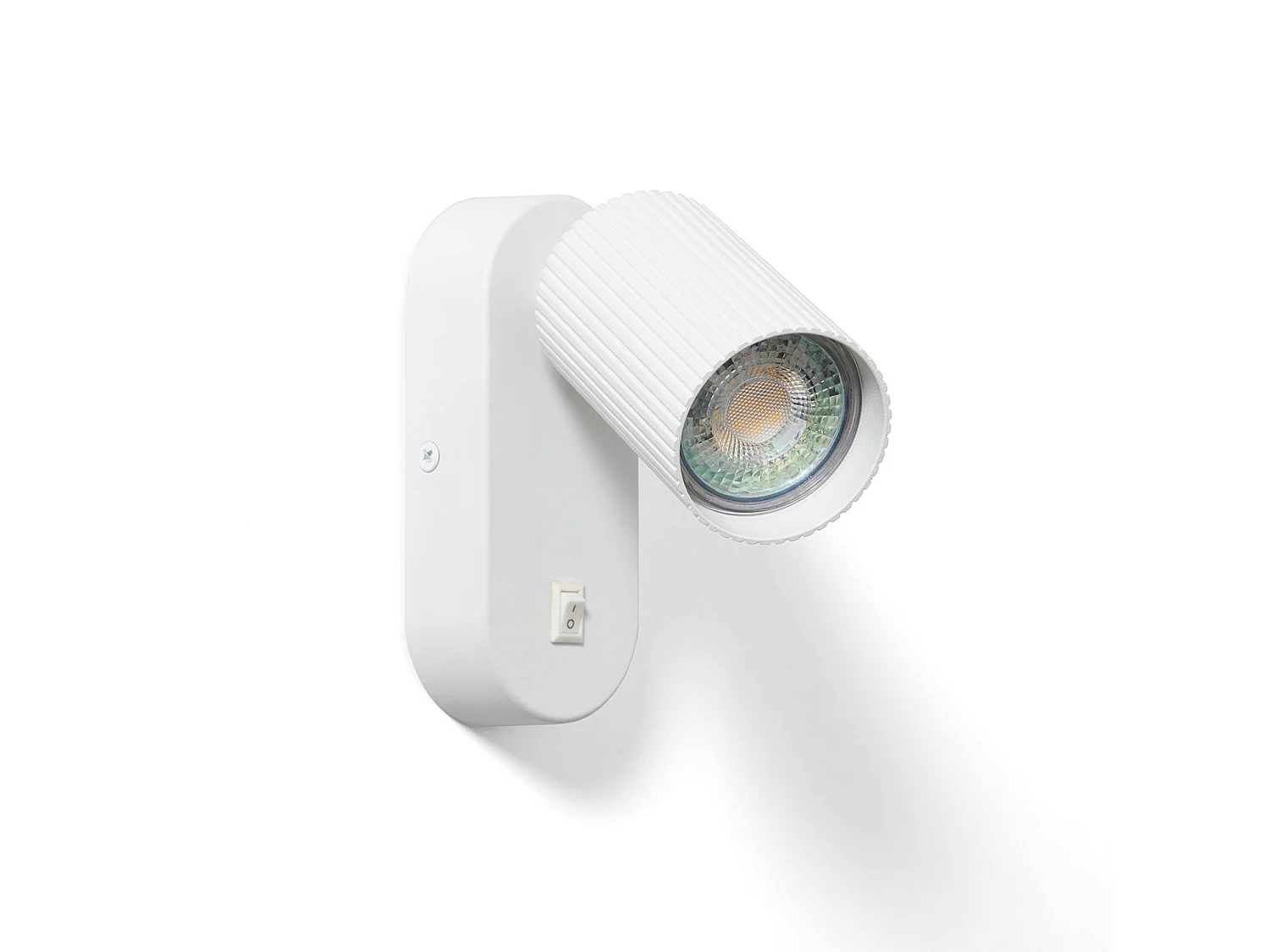 Aplique de Pared Aluminio Aritz 1 Foco Blanco