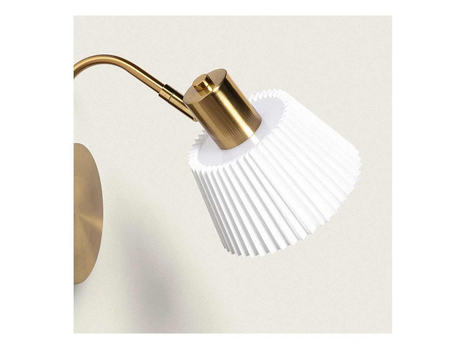 Lámpara de Pared Orientable Metal Magda Blanco