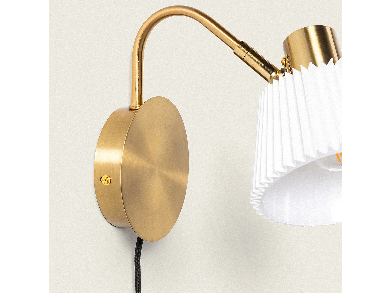 Lampada da Parete Orientabile Metallo Magda Bianco