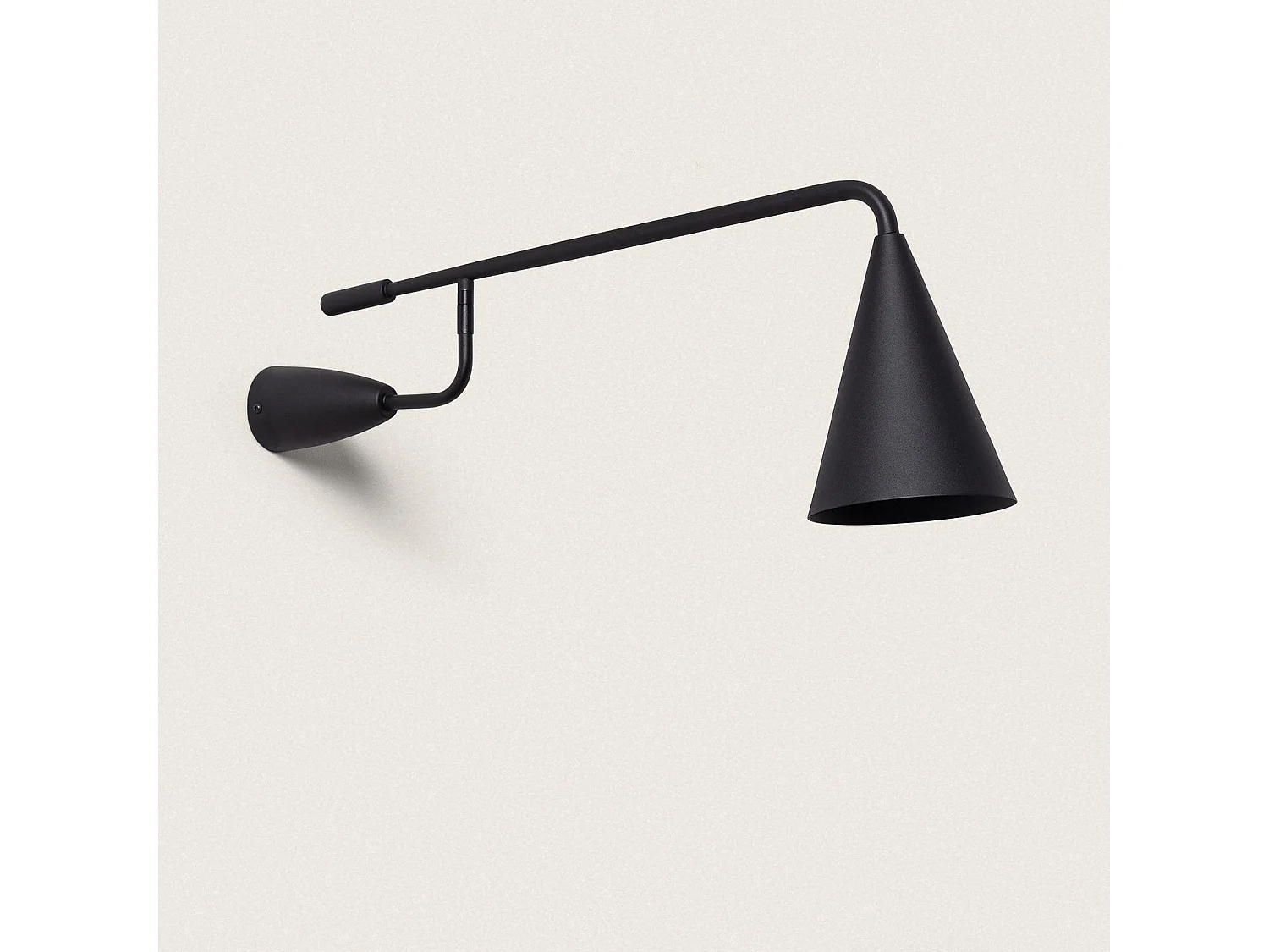 Lampe murale Articulée LED Aluminium 8W Elise  Noir