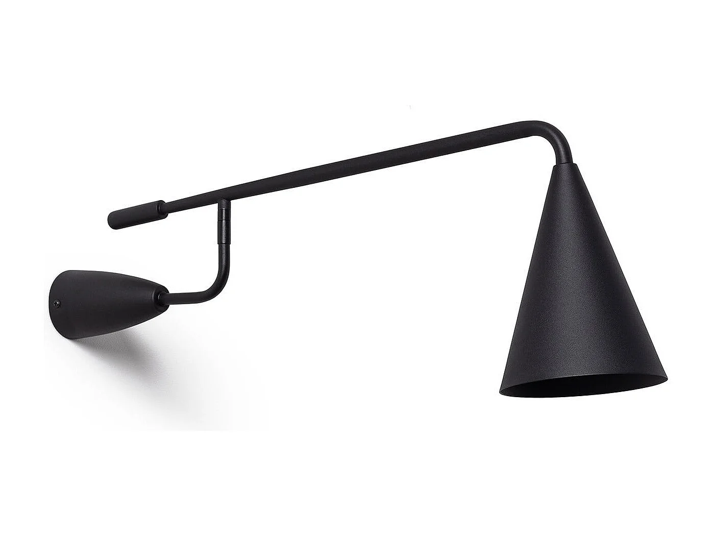Lampe murale Articulée LED Aluminium 8W Elise  Noir