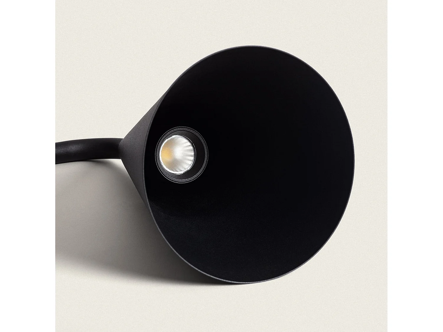 Lampe murale Articulée LED Aluminium 8W Elise  Noir