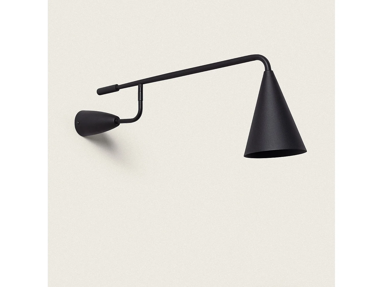 Lampe murale Articulée LED Aluminium 8W Elise  Noir
