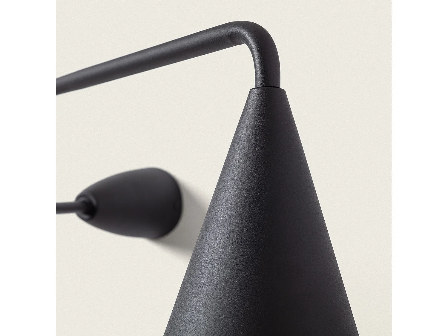 Lampe murale Articulée LED Aluminium 8W Elise  Noir