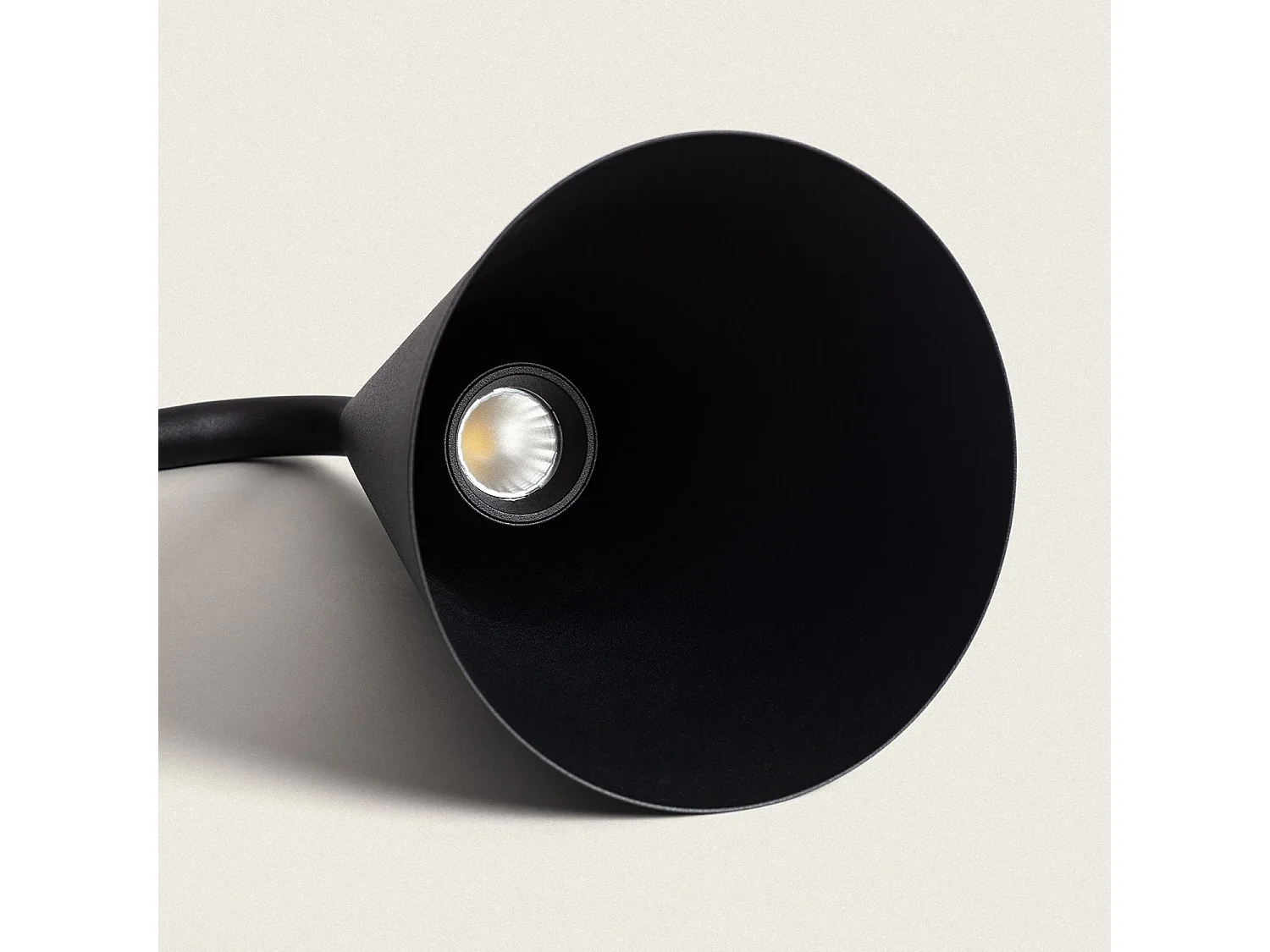 Lampe murale Articulée LED Aluminium 8W Elise  Noir