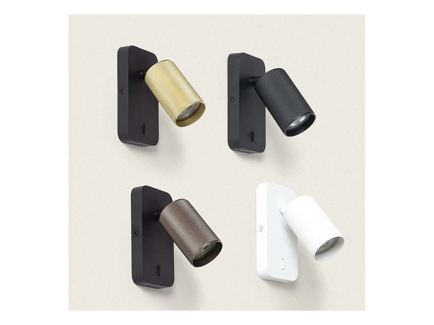 Aplique de Pared Aluminio Breixo Bronce