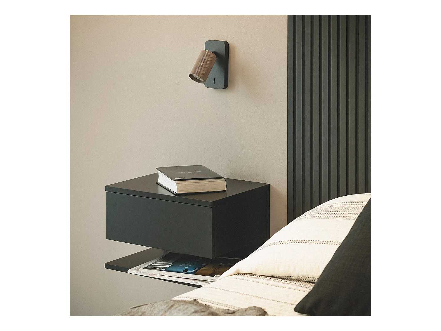 Applique Murale Aluminium Breixo Bronze