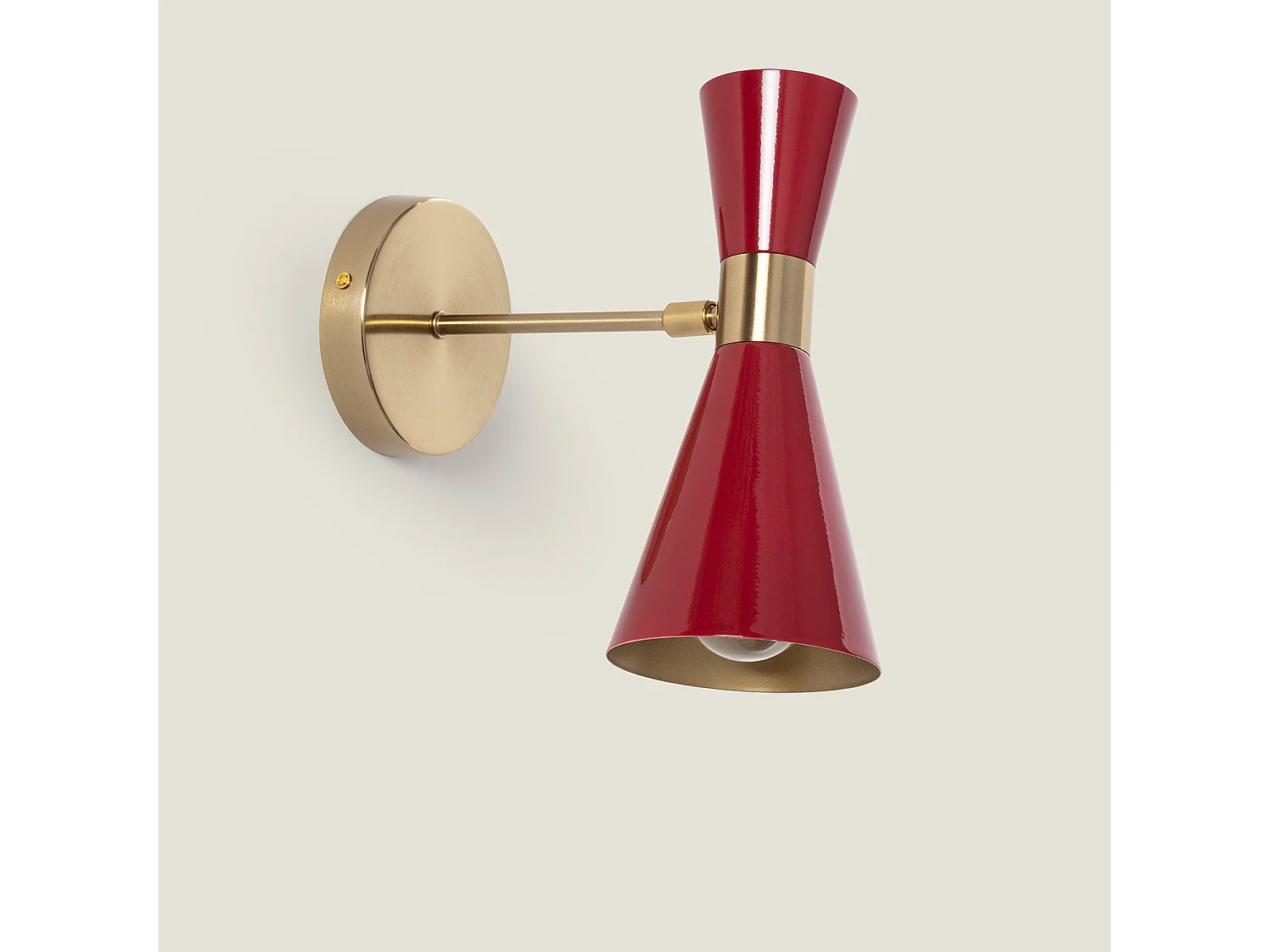 Lampada da Parete Jigger Rosso