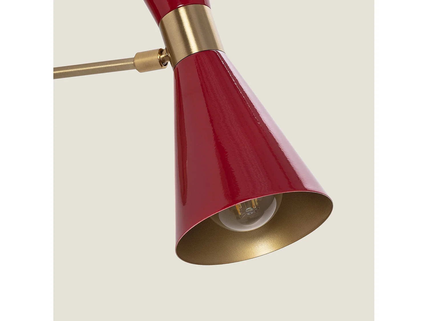 Lampada da Parete Jigger Rosso