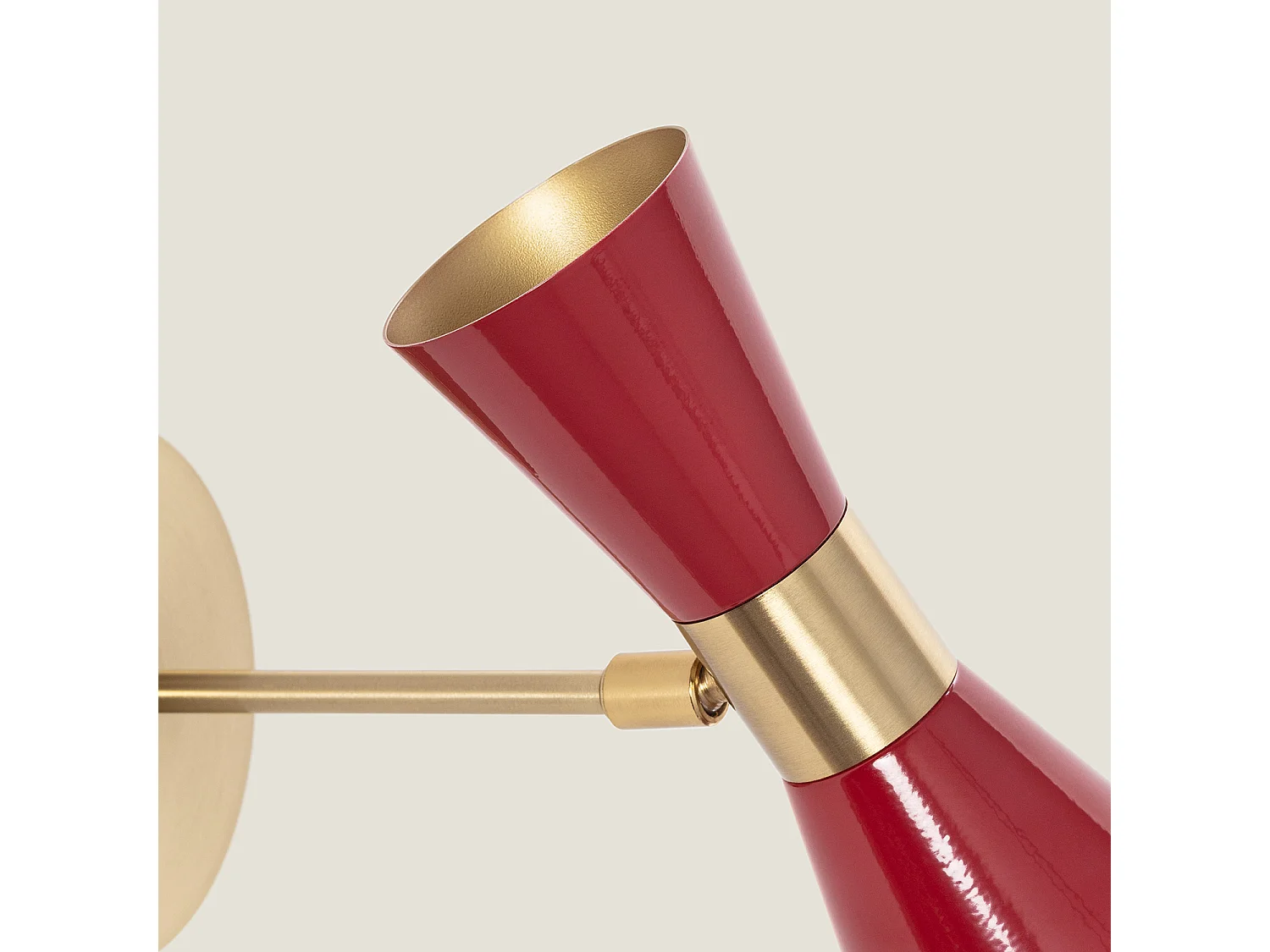 Lampada da Parete Jigger Rosso