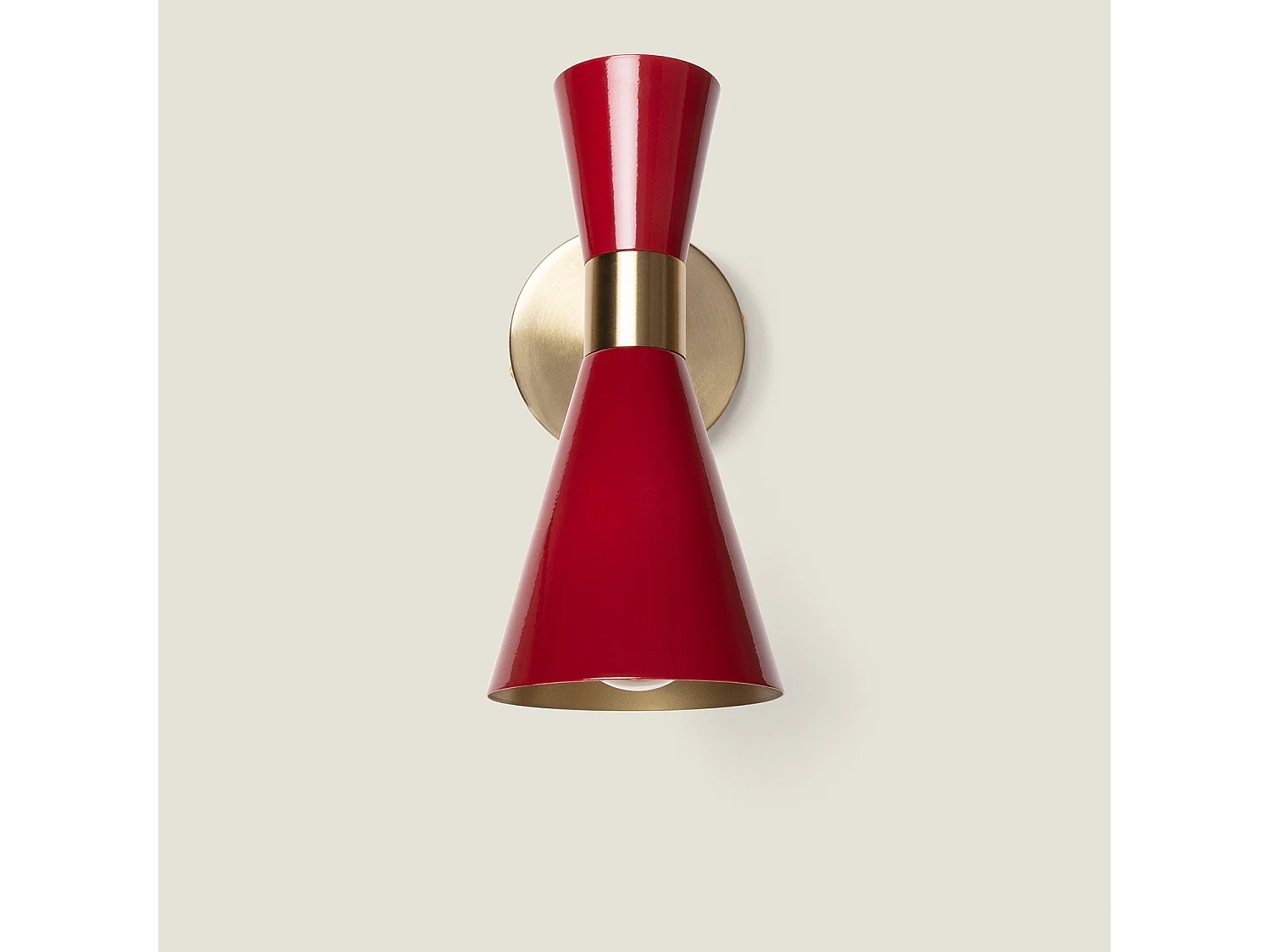 Lampada da Parete Jigger Rosso