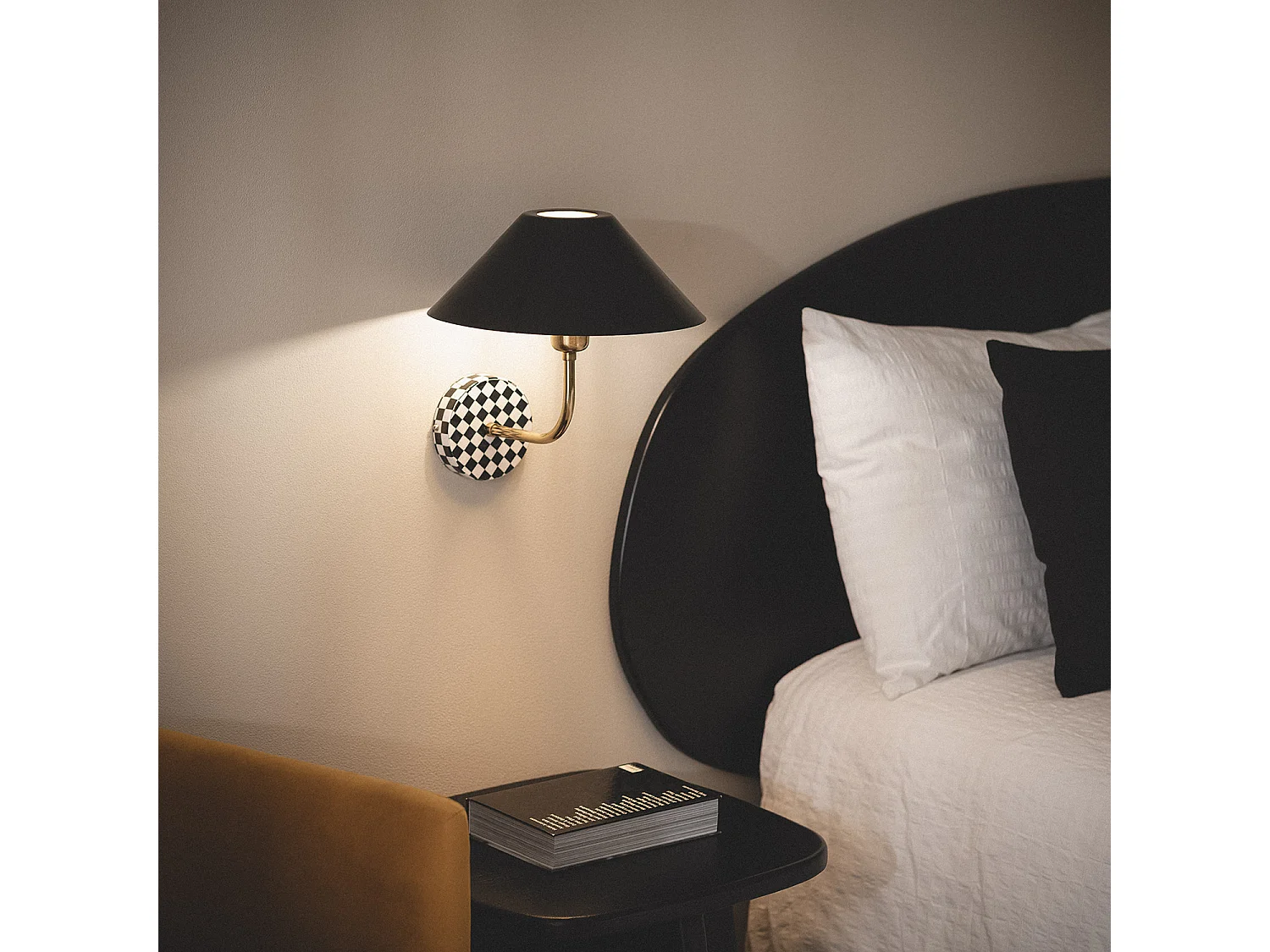 Lampe Murale Métal Brijesh Jaune