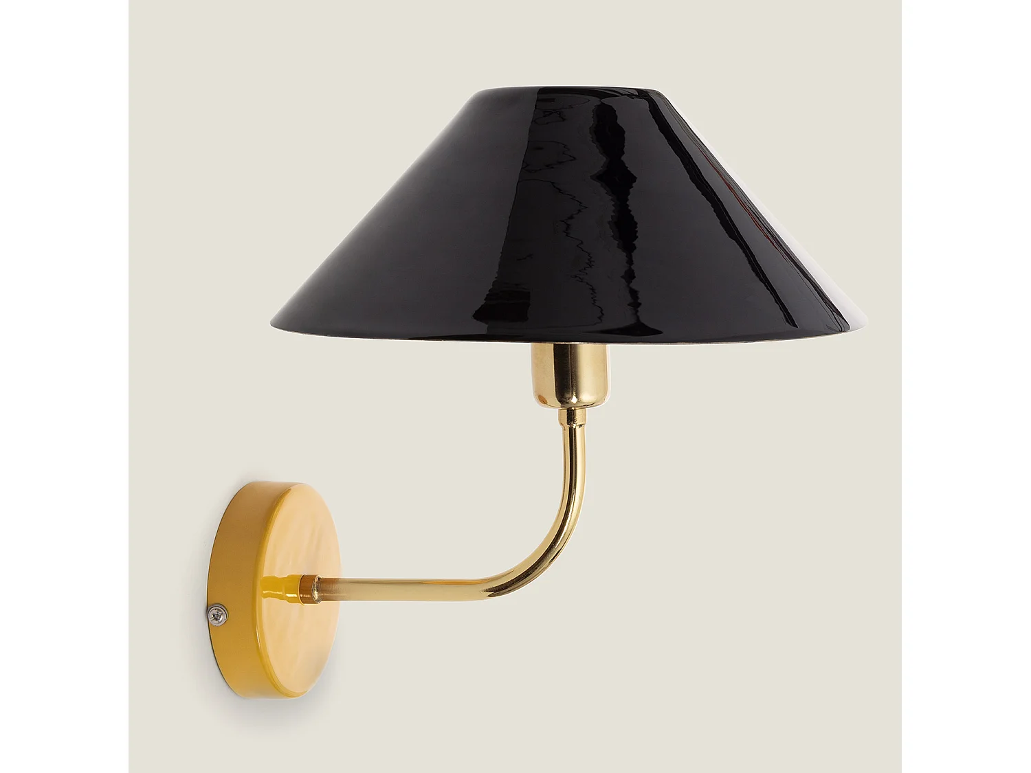 Lampe Murale Métal Brijesh Jaune