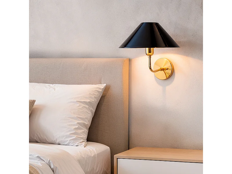 Lampada da Parete Metallo Brijesh Giallo