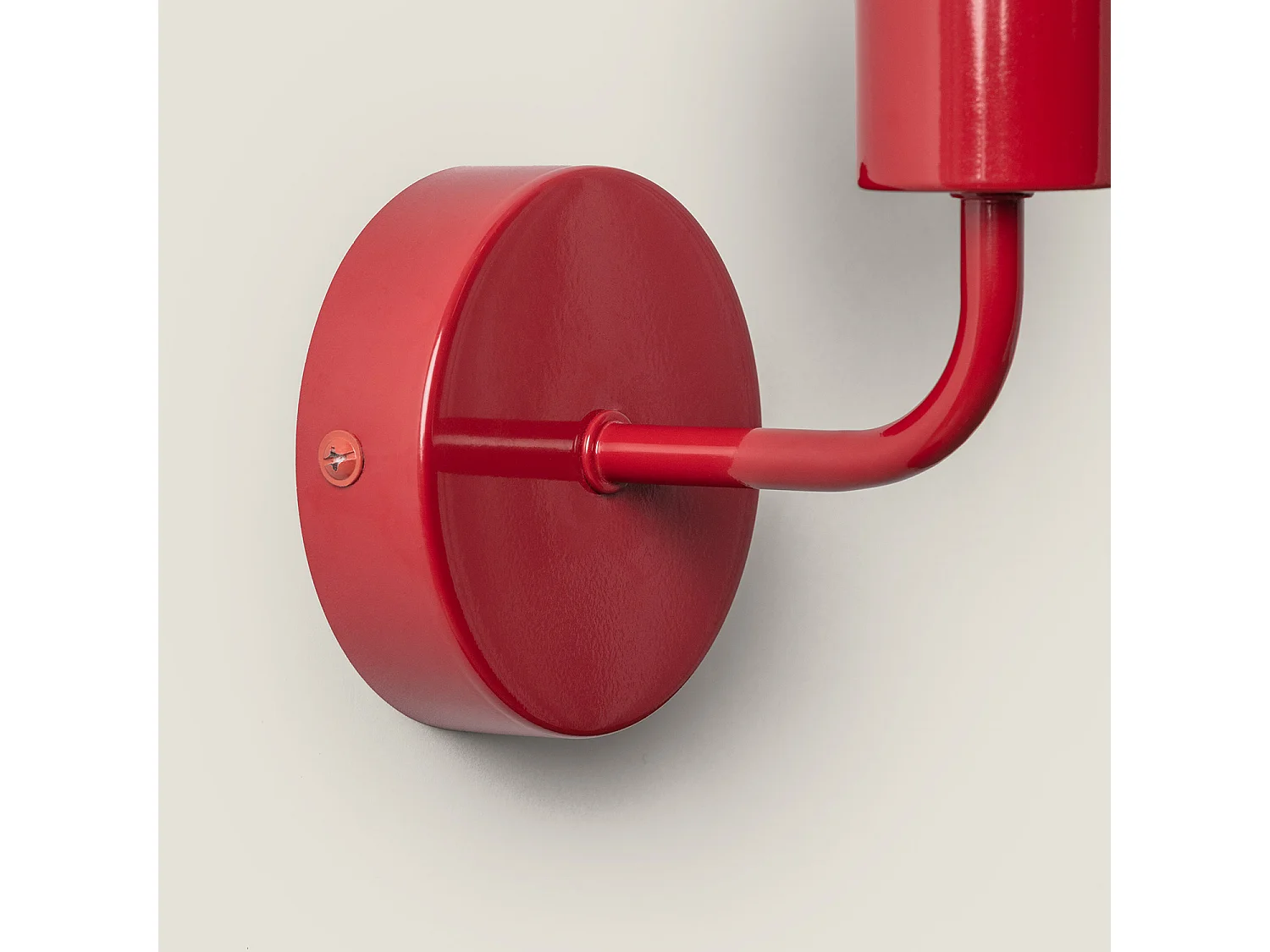 Lampe Murale Métal Jayso Rouge