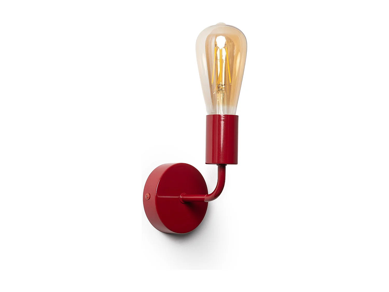 Lampe Murale Métal Jayso Rouge