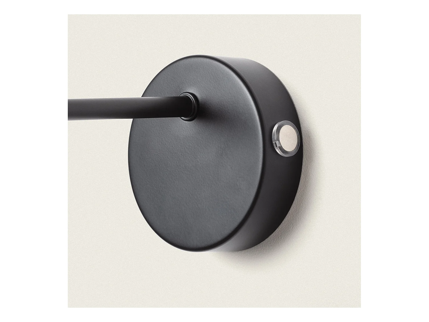 Lampe Murale en Métal Jayso avec Batterie USB Rechargeable Noir