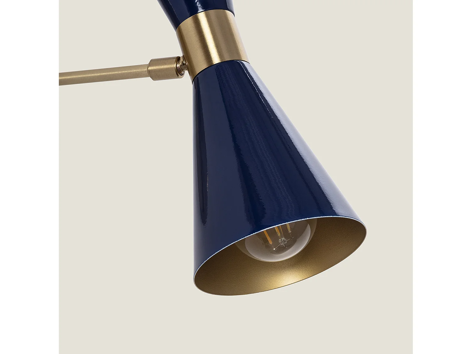 Lampe Murale Métal Jigger Orientable Bleu