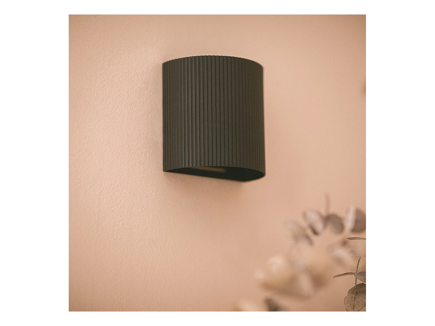 Applique da Parete Alluminio Aritz Nero