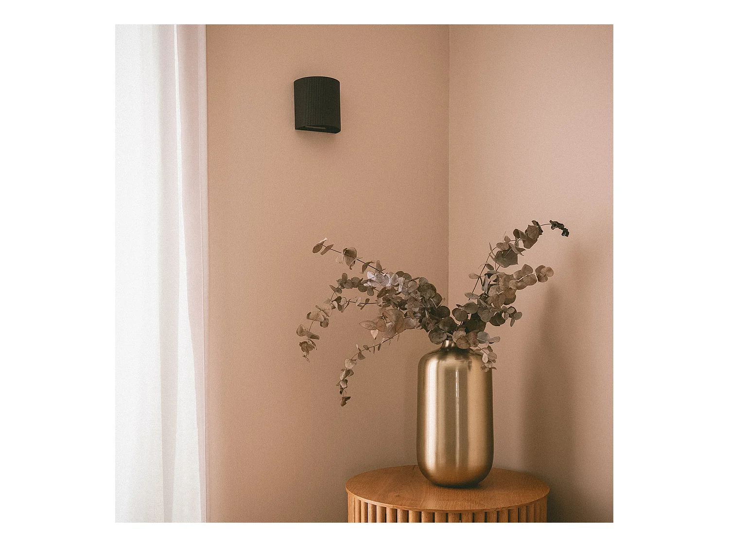 Applique da Parete Alluminio Aritz Nero