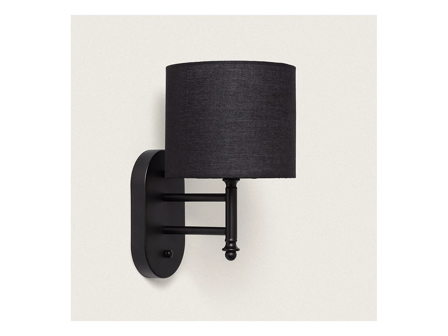 Lámpara de Pared Metal Watary Negro