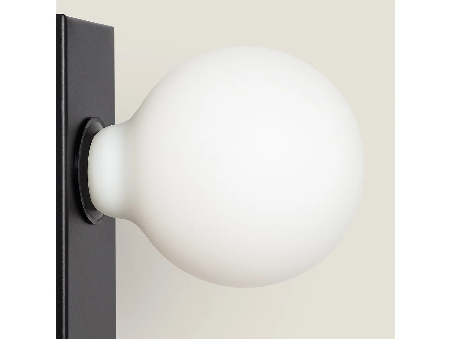 Lampe Murale Salle de Bain Métal Aizkra Noir