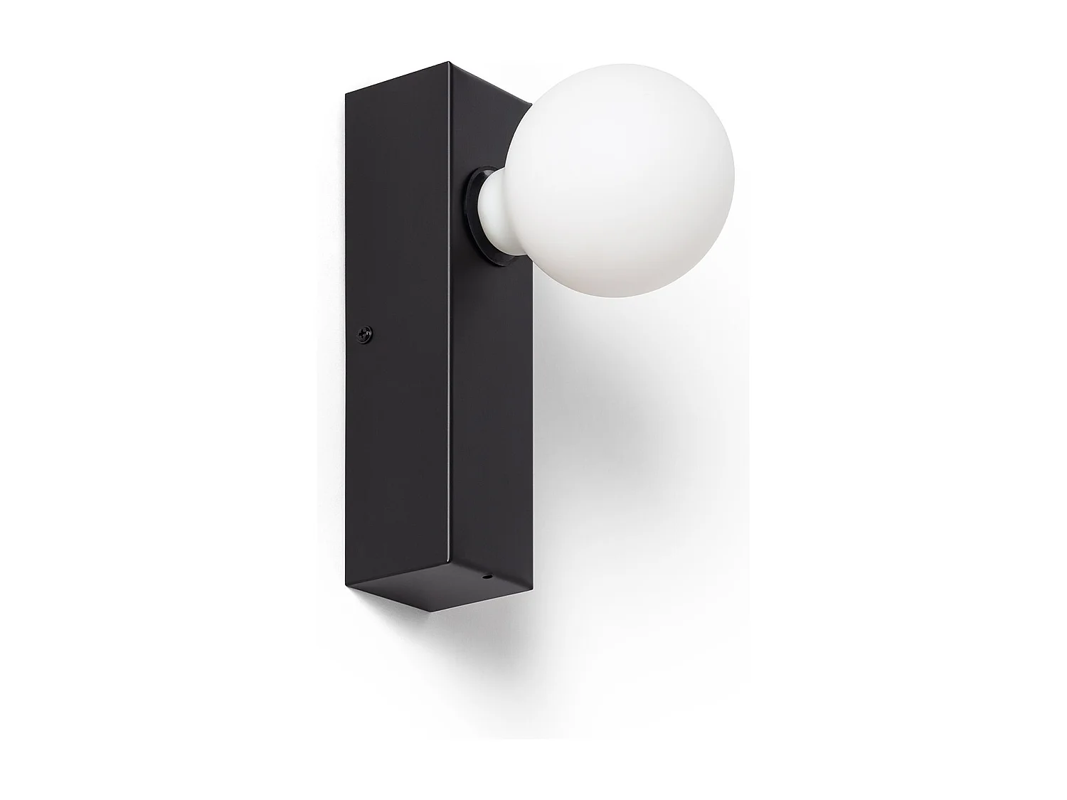 Lampada da Parete Bagno Metallo Aizkra Nero