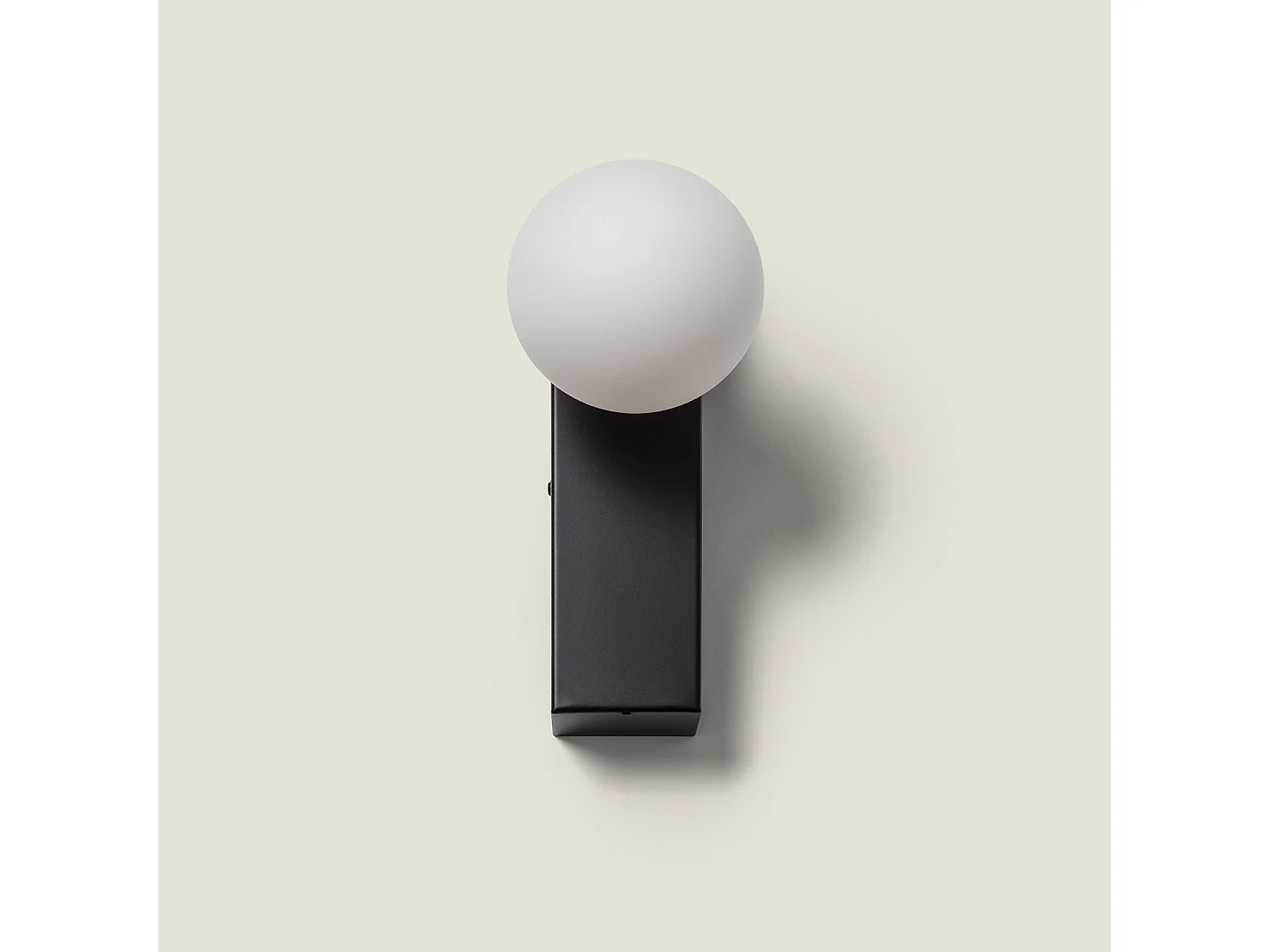 Lampada da Parete Bagno Metallo Aizkra Nero