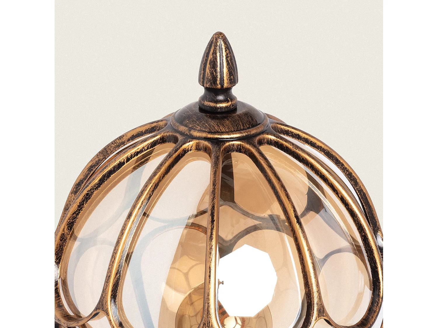 Lampada da Parete per Esterni Alluminio Brindox Oro