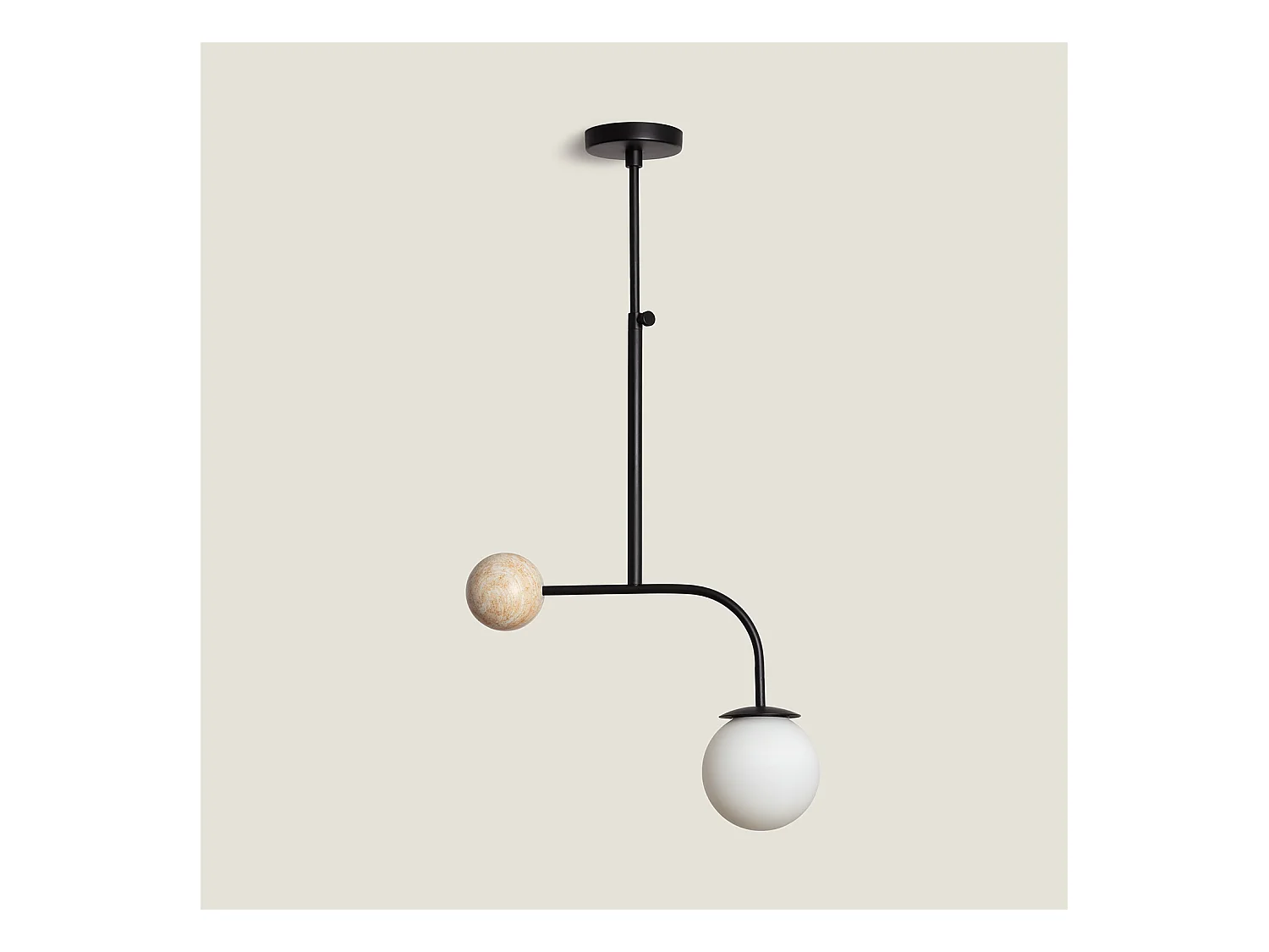 Applique Murale Métal Bradwall. Noir