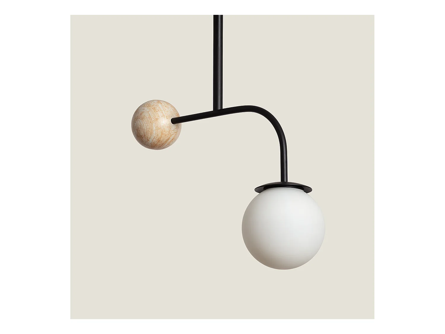 Applique Murale Métal Bradwall. Noir