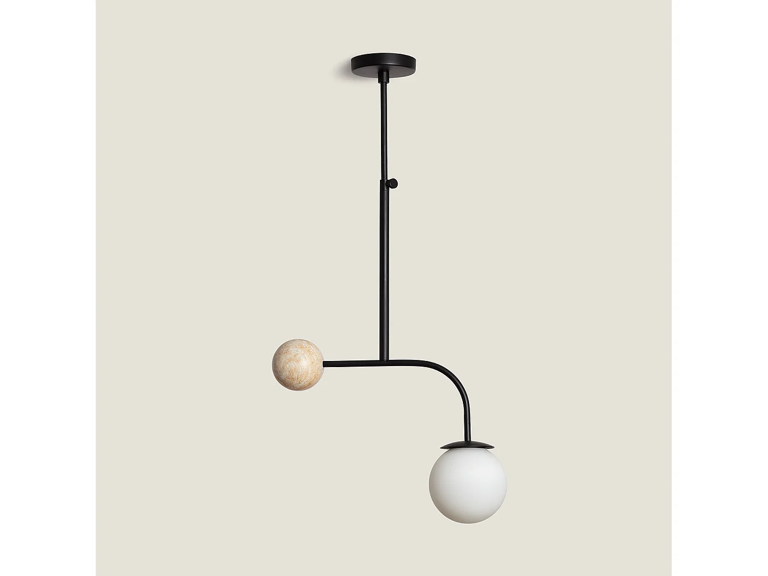 Applique Murale Métal Bradwall. Noir