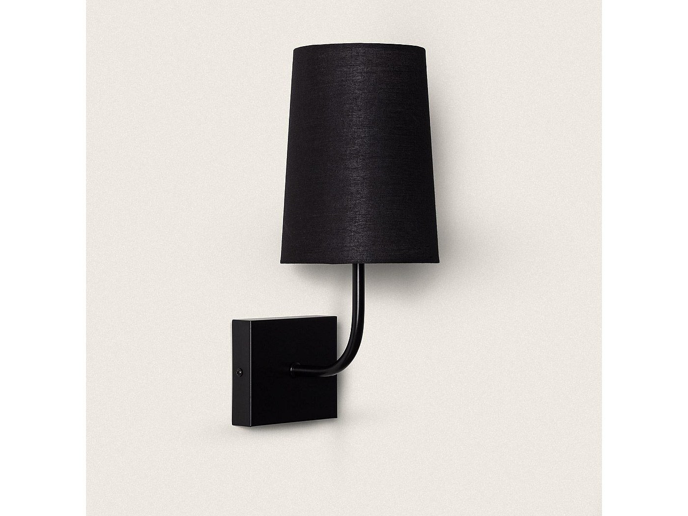 Lampada da parete Alsen, lampada da parete in metallo/tessuto in nichel opaco/bianco, 1 luce, 1 x E14, spot da parete regolabile con paralume in tessuto dal design retrò/vintage, senza lampadina/e