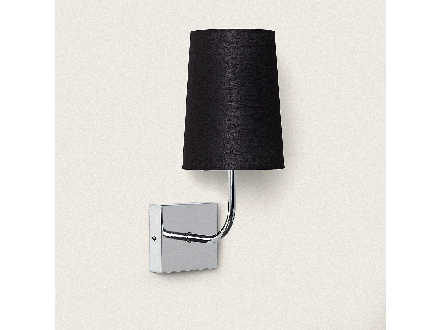 Lampe Murale Métal Silver-Wollen Conne