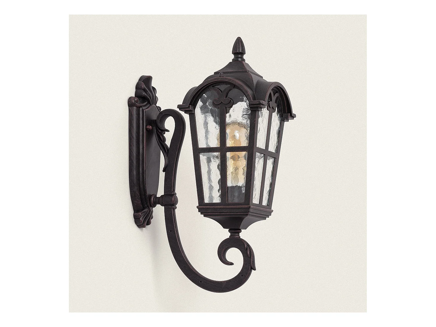 Lampe Murale Extérieure Aluminium Marnot Rouille