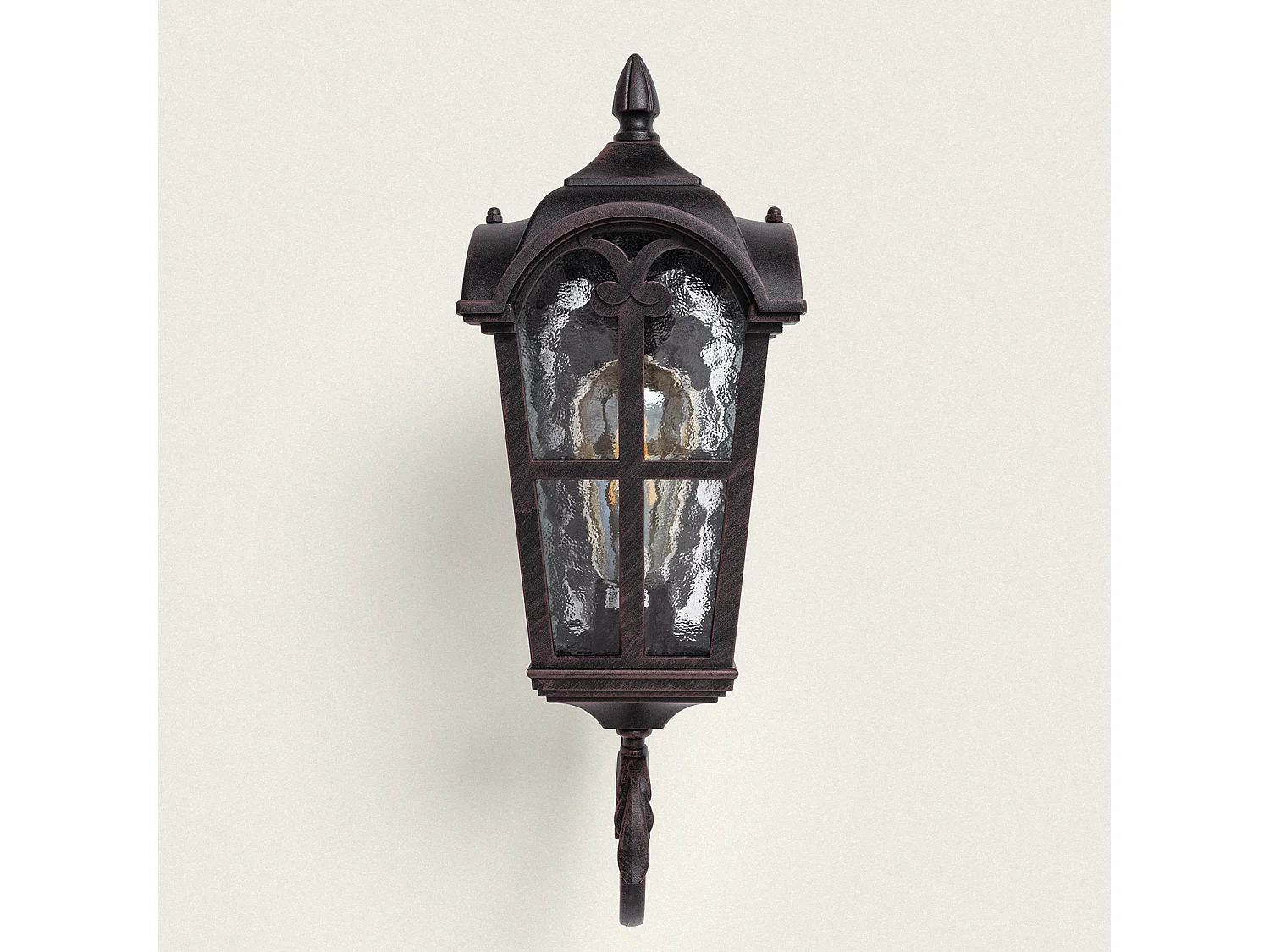 Lampe Murale Extérieure Aluminium Marnot Rouille