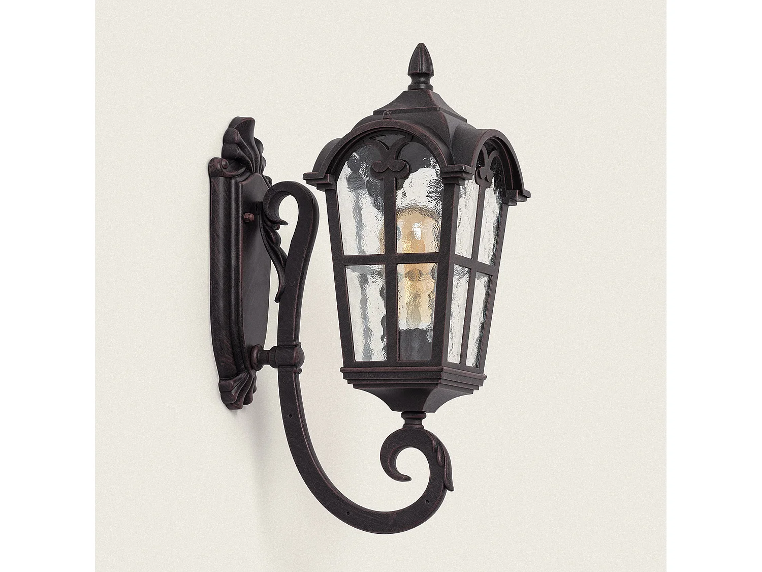 Lampe Murale Extérieure Aluminium Marnot Rouille