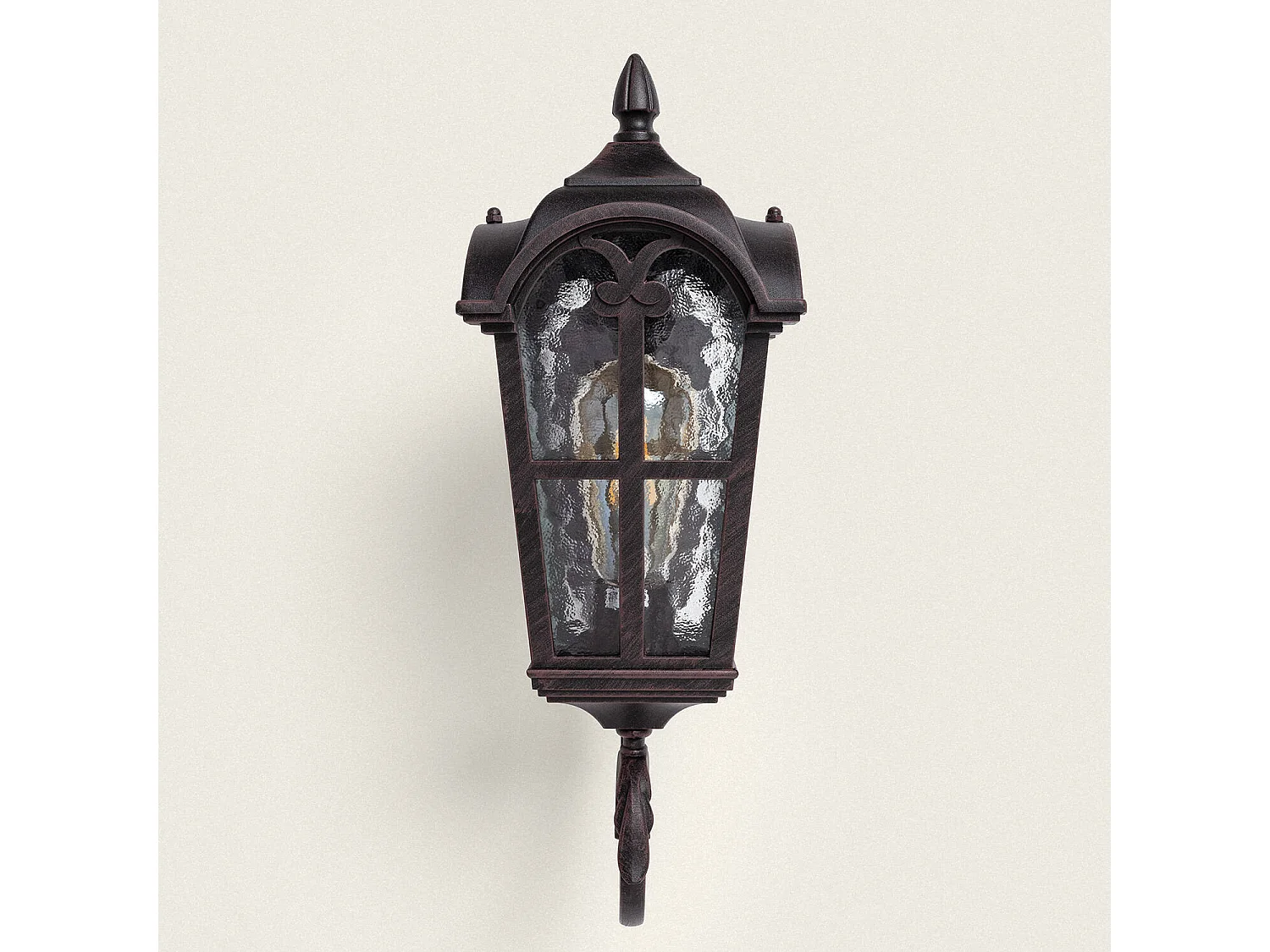 Lampe Murale Extérieure Aluminium Marnot Rouille