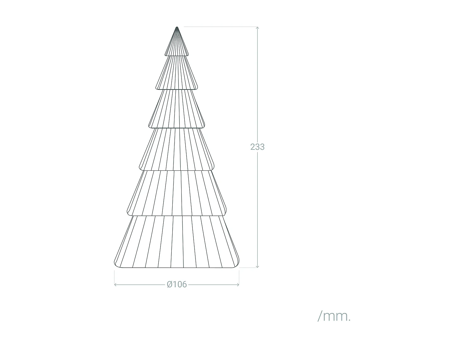 Árbol de Navidad LED con Batería Schnee Blanco
