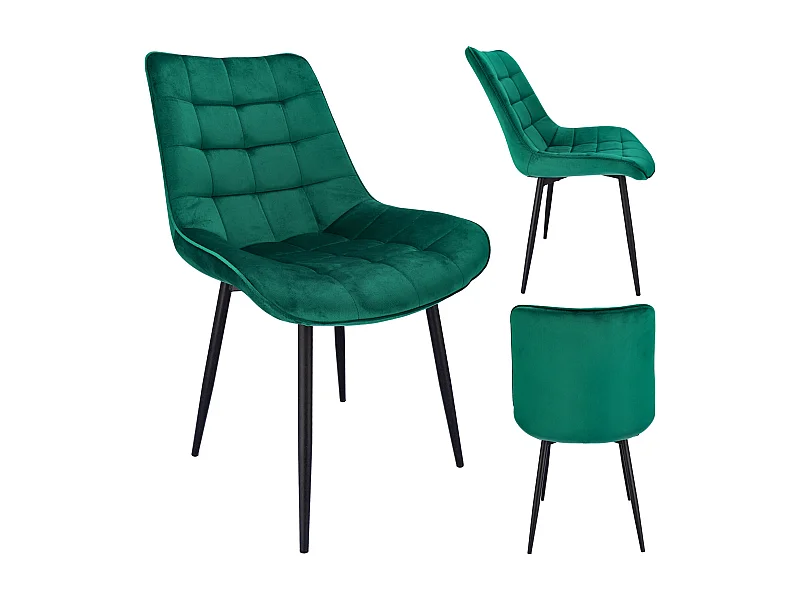 Chaise MISTY verte chaise