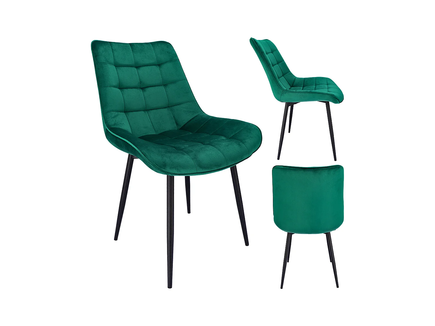 Chaise MISTY verte chaise