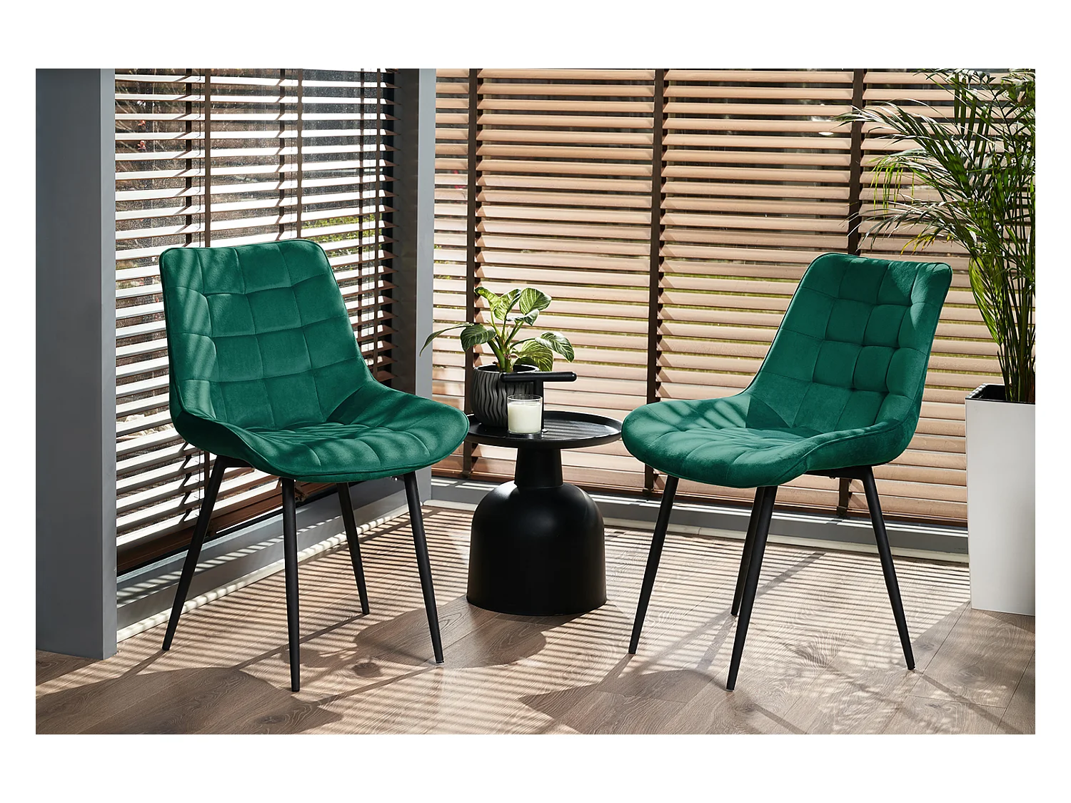 Chaise MISTY verte chaise
