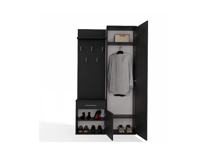 DUO ARMOIRE DUO NOIR MAT
