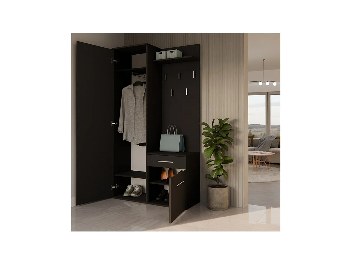 DUO ARMOIRE DUO NOIR MAT